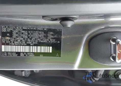 2012 Lexus Rx 350 из США, поврежденный, VIN 2T2BK1BA7CC130104